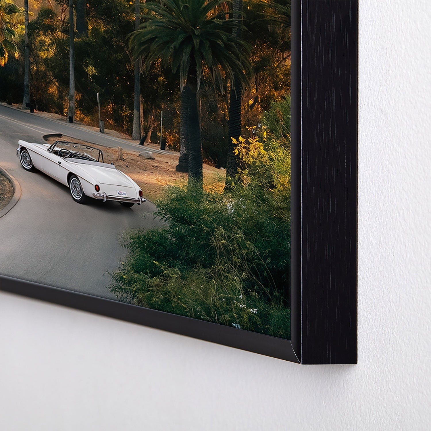 Gal Design Sunset Blvd Square Metal Framed Art Print