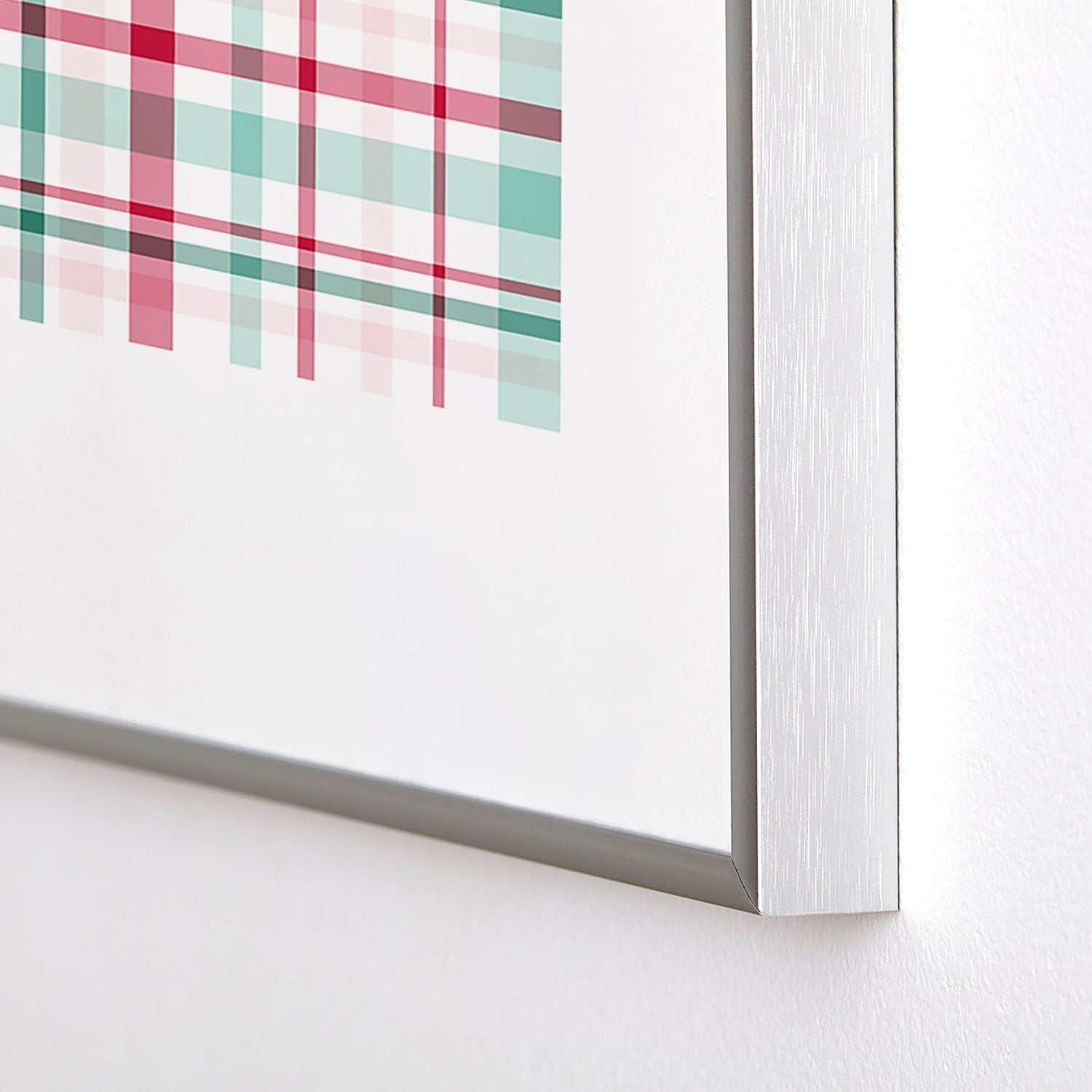 Lisa Argyropoulos Merry Vintage Plaid Metal Framed Art Print