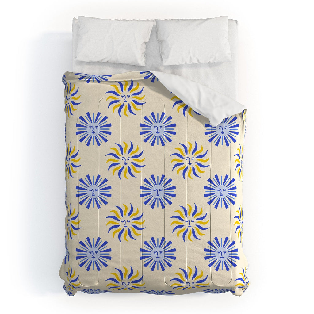 Design by Spark Dolce Vita Radial Sun Flames Comforter