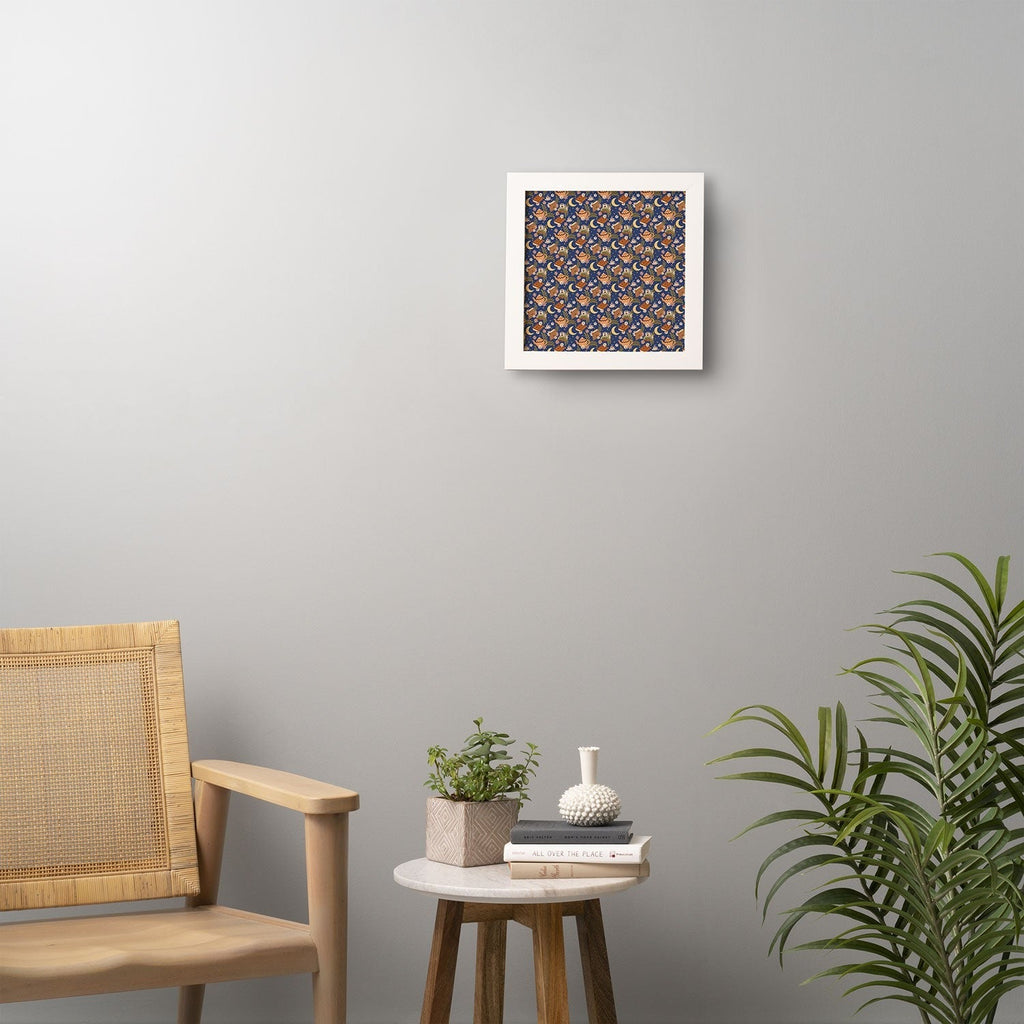 Avenie Moonlit Reading Nook II Framed Wall Art