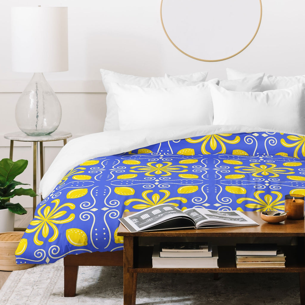 Design by Spark Dolce Vita Lemon Tile Duvet Cover