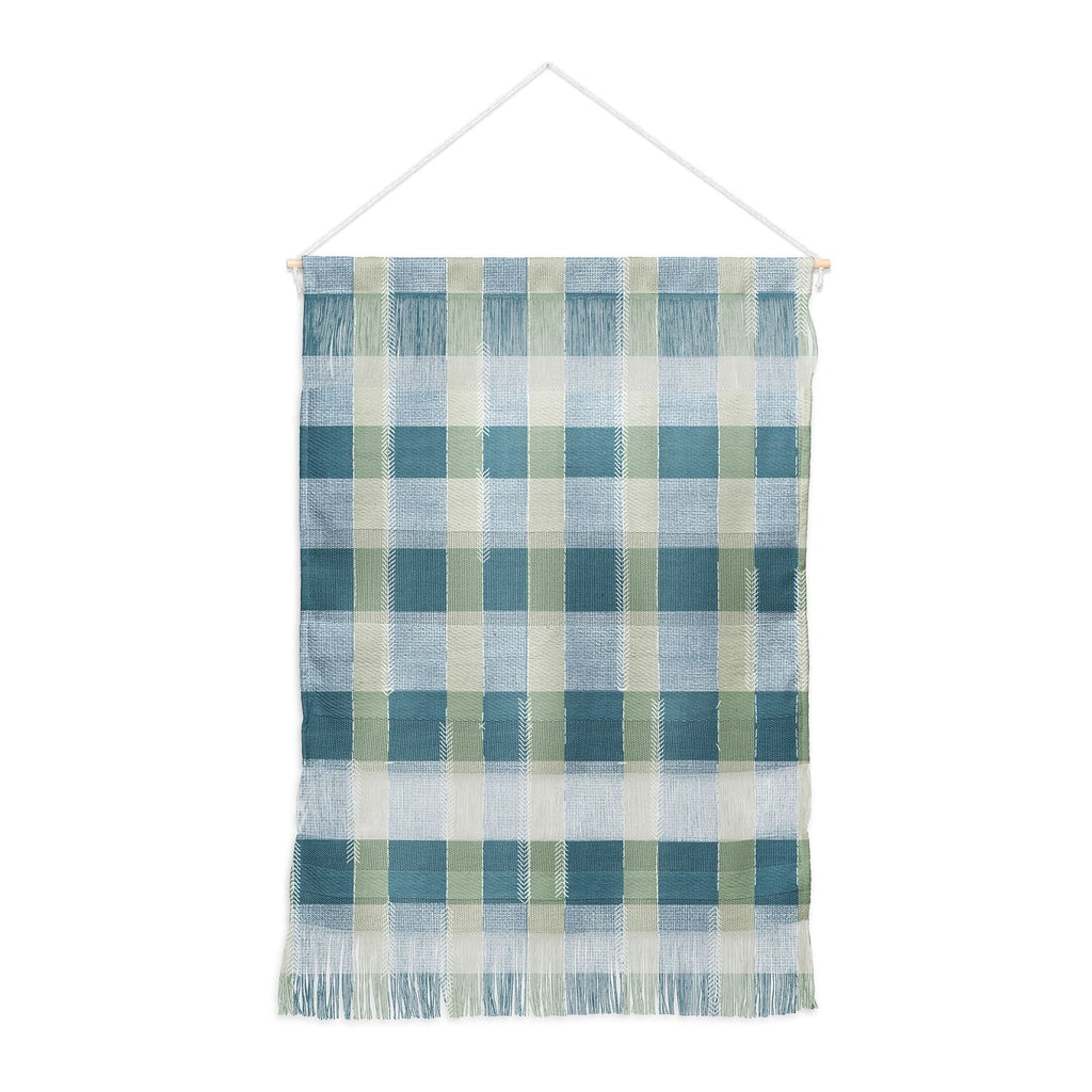 Marta Barragan Camarasa Country Style Checks Wall Hanging Portrait