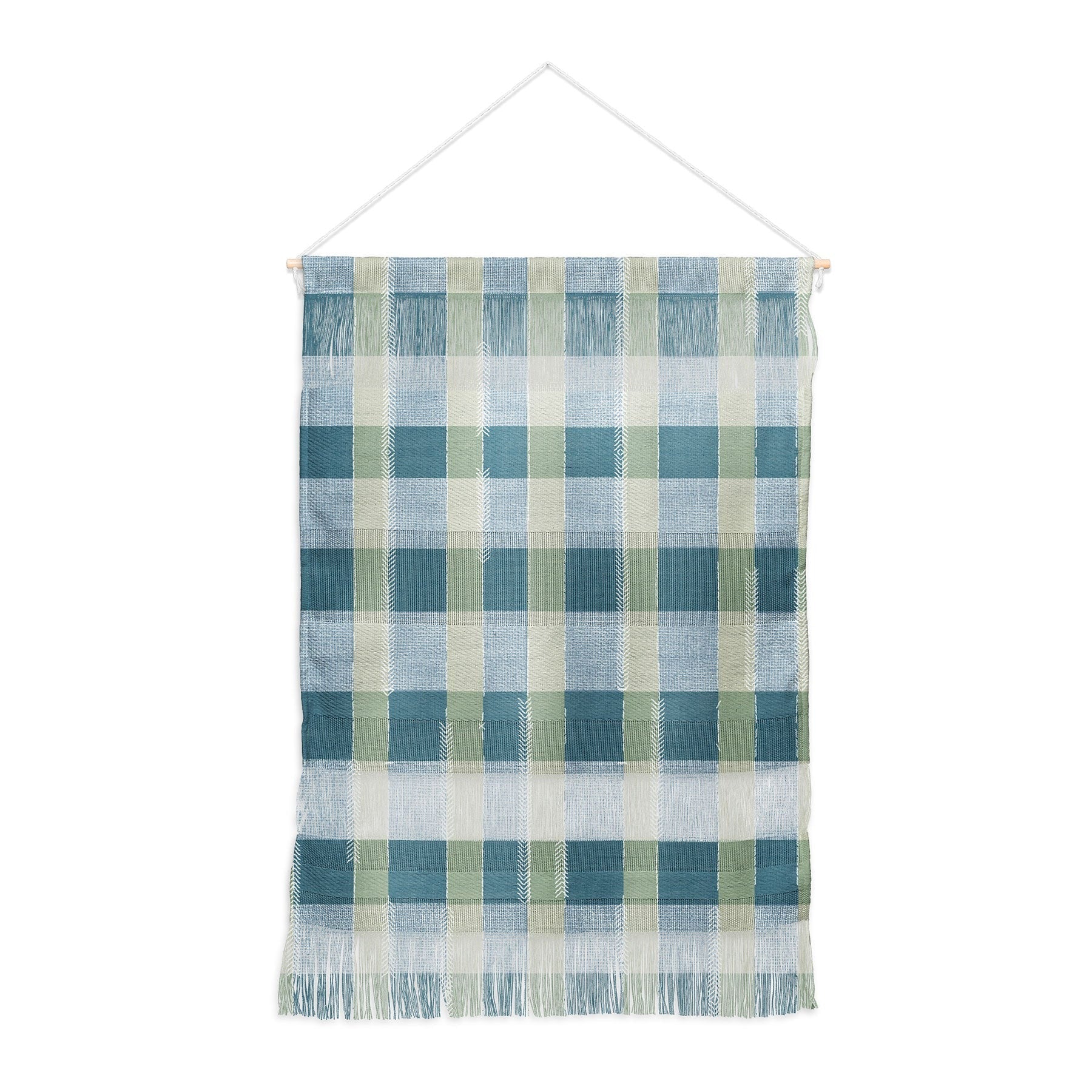 Marta Barragan Camarasa Country Style Checks Wall Hanging Portrait