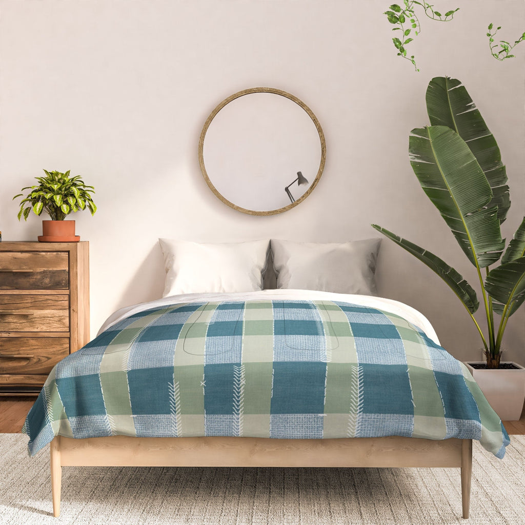 Marta Barragan Camarasa Country Style Checks Comforter