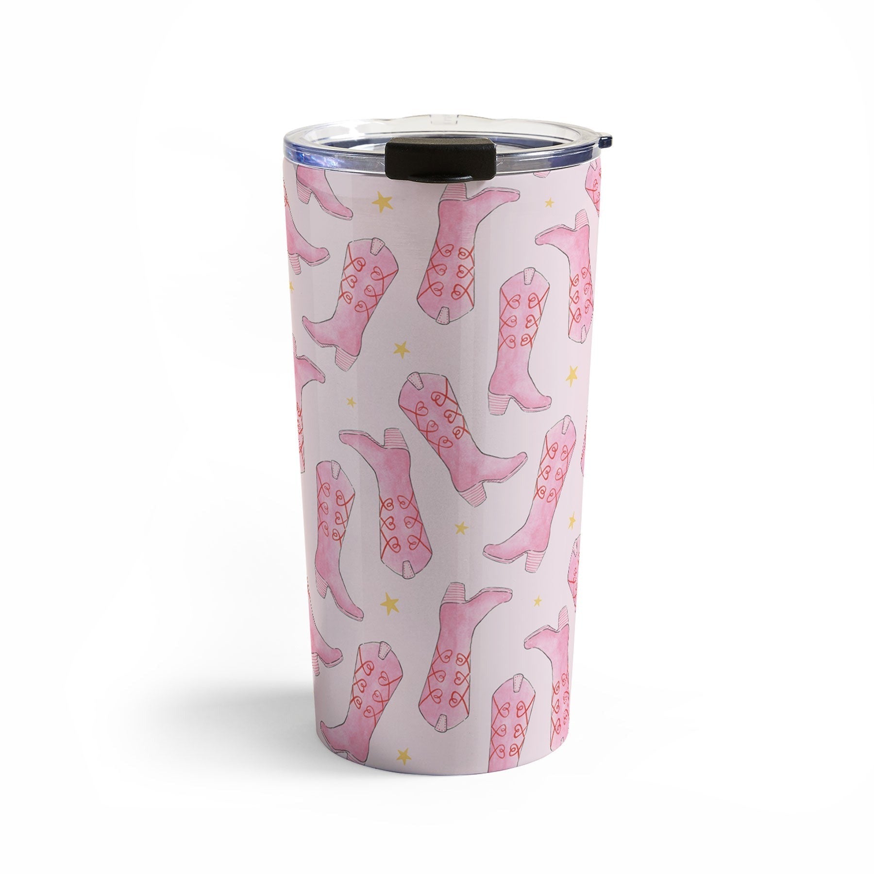 Love_Ryming Stars and Boots Travel Mug