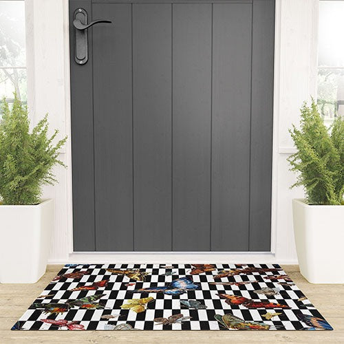 kikasworkshop Butterfly Ballet Welcome Mat