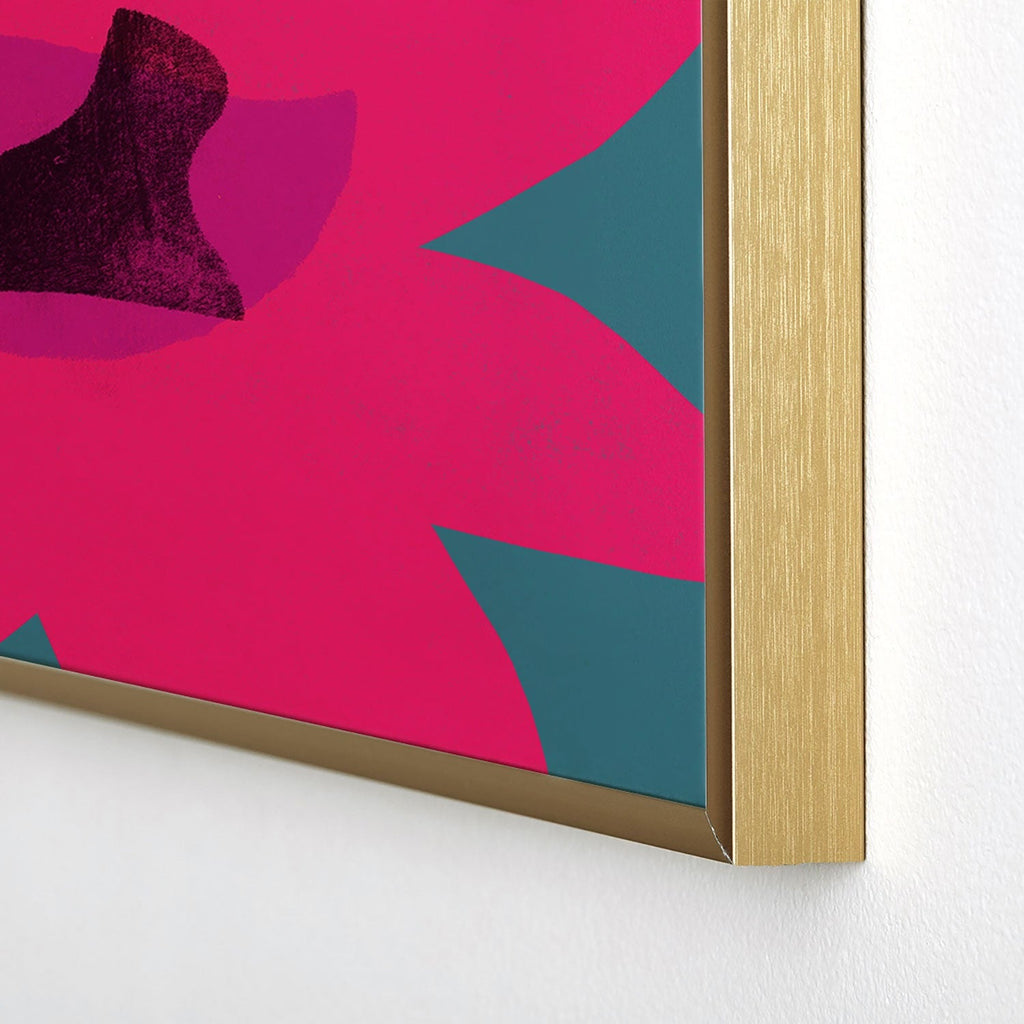 Garima Dhawan wild 1 Square Metal Framed Art Print