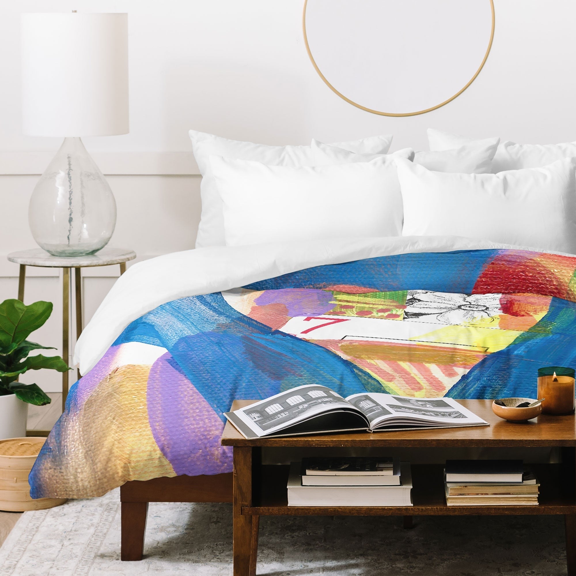 Natalie Baca Lucky in Love Duvet Cover