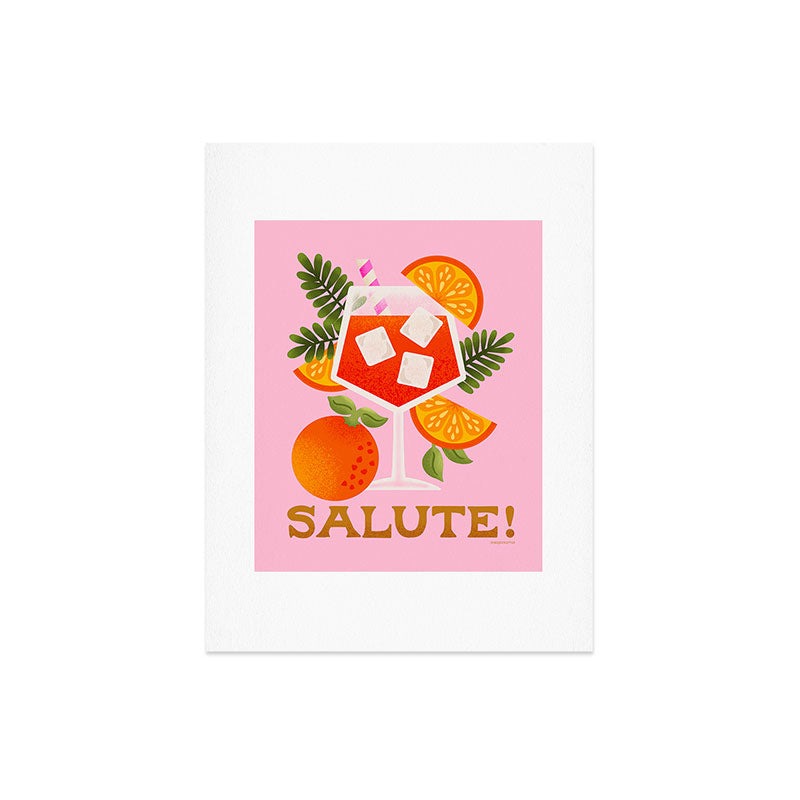 Jessica Molina Orange Spritz Art Print