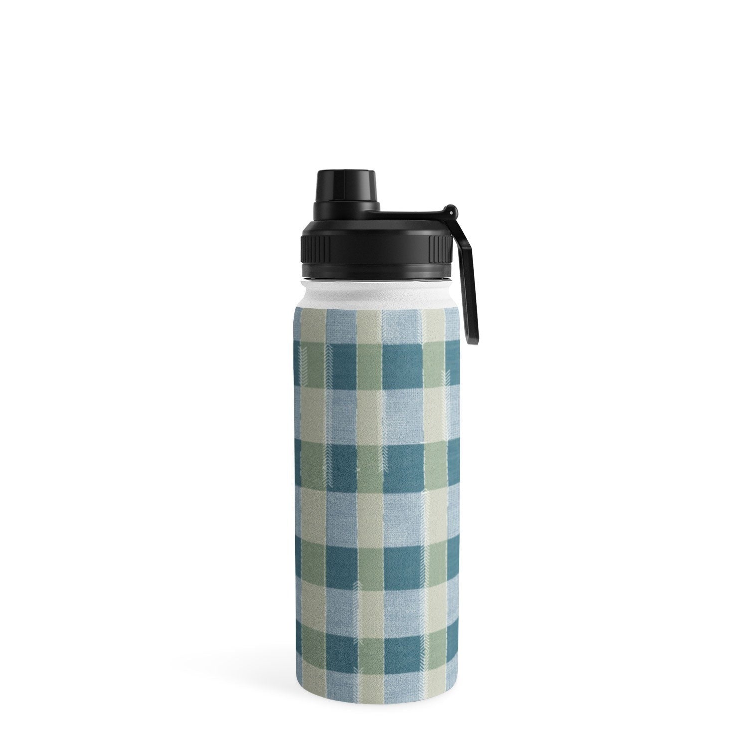 Marta Barragan Camarasa Country Style Checks Water Bottle