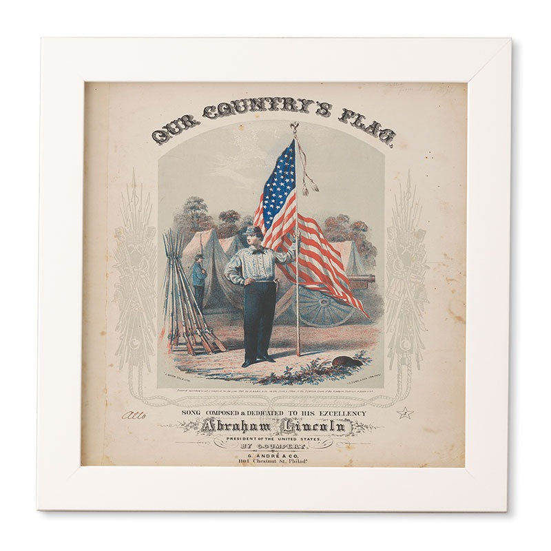 DENY Designs Our Country s Flag Framed Wall Art