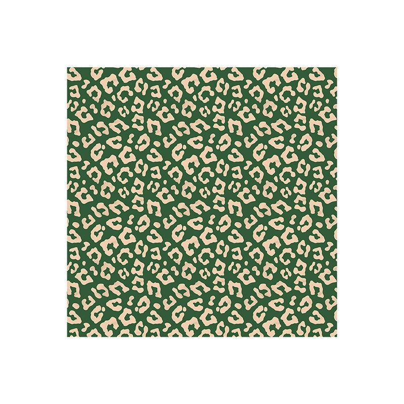 Avenie BR Cheetah Print In Green Art Print