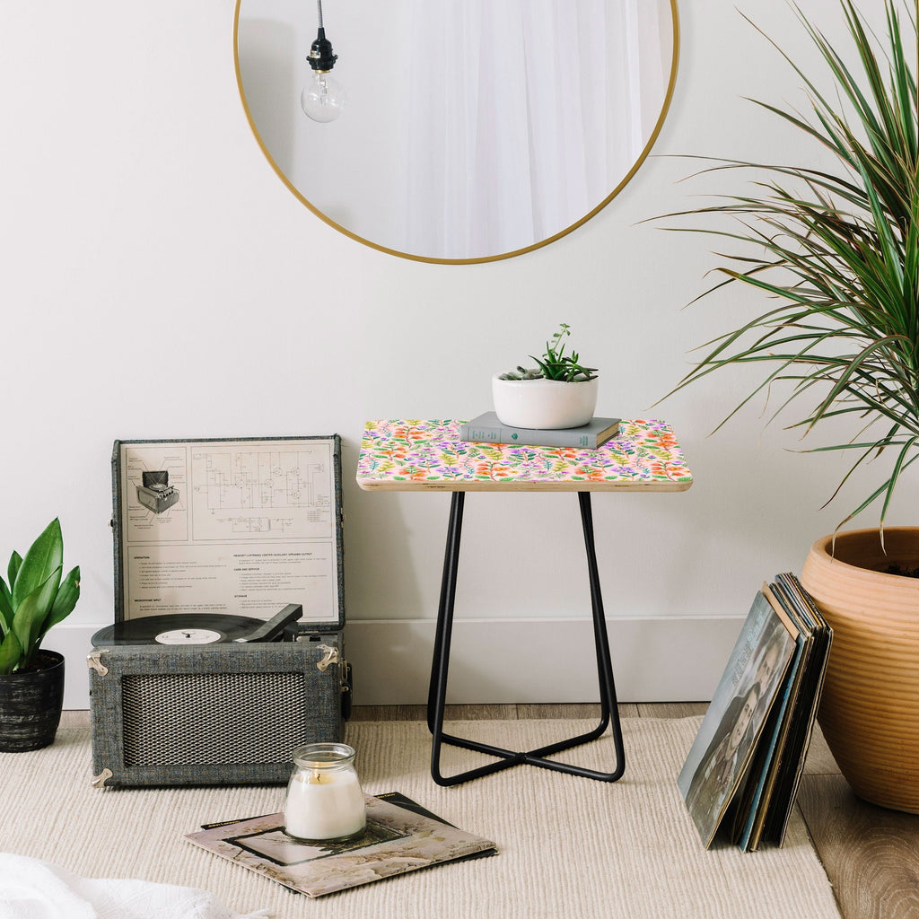 Pimlada Phuapradit Ditsy Spring Floral Side Table