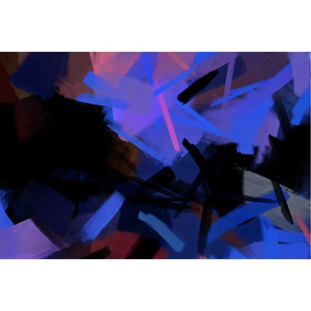 83 Oranges Midnight Sparks Wall Mural