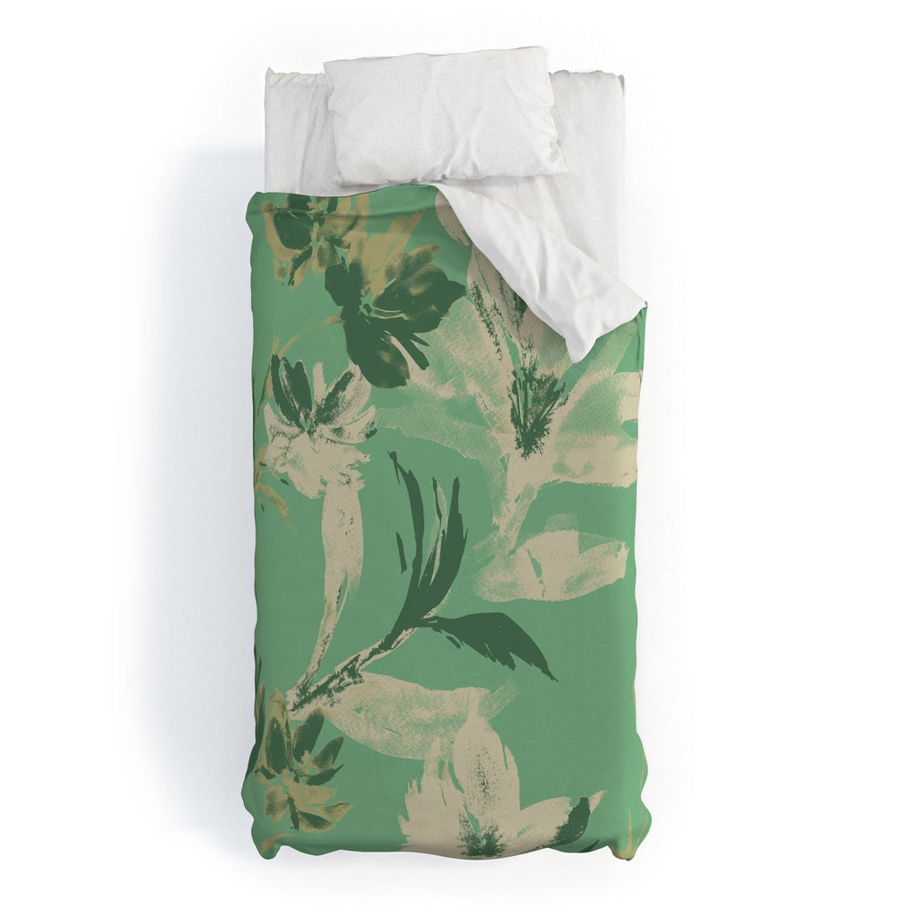 Gabriela Fuente Emma Green Duvet Cover
