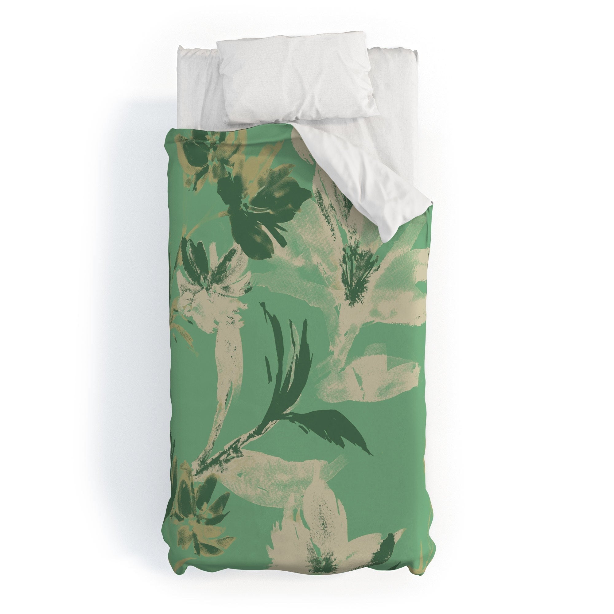 Gabriela Fuente Emma Green Duvet Cover