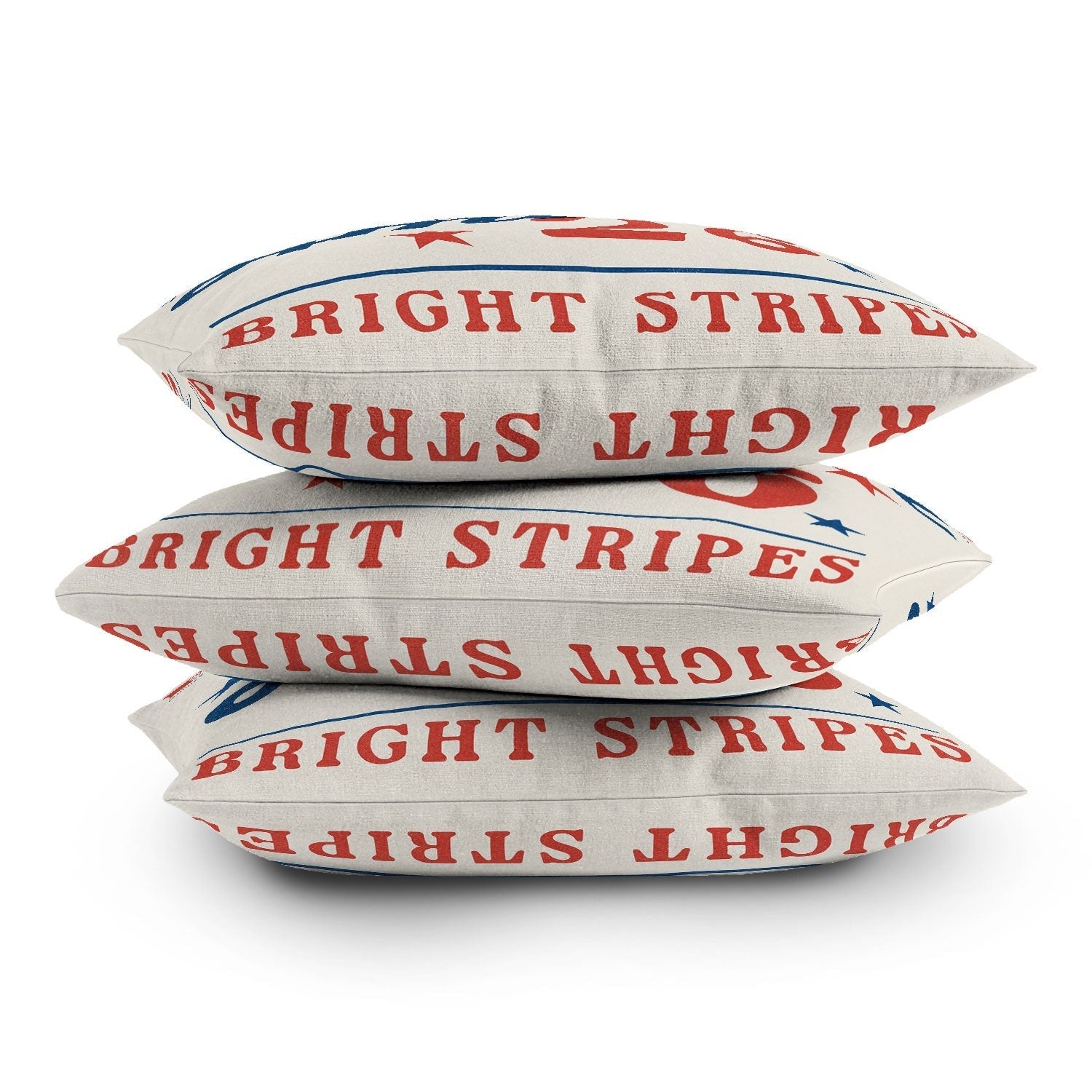 DENY Designs Bright Stars Bright Stripes Outdoor Throw Pillow