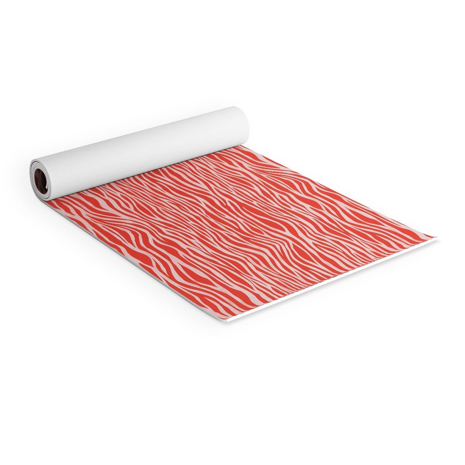 Avenie BR Red Zebra Stripe Yoga Mat