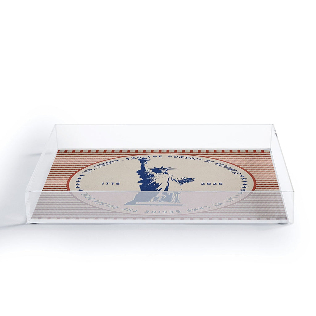 DENY Designs Life Liberty Acrylic Tray