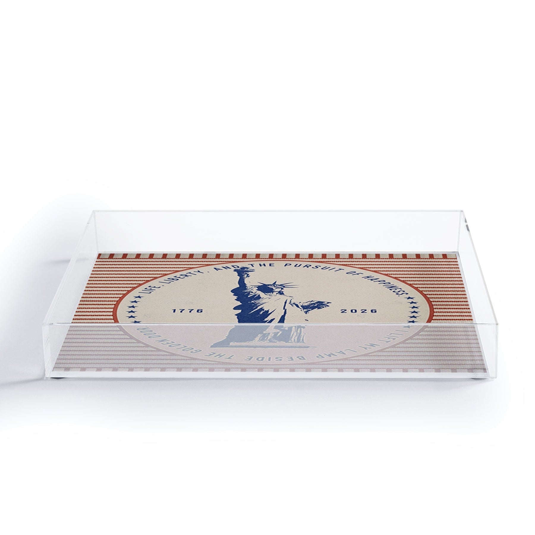 DENY Designs Life Liberty Acrylic Tray