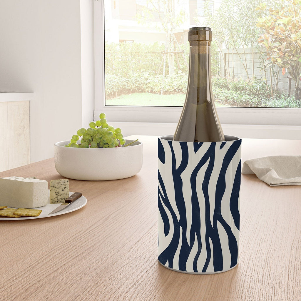 Avenie BR Navy Tiger Stripes Wine Chiller