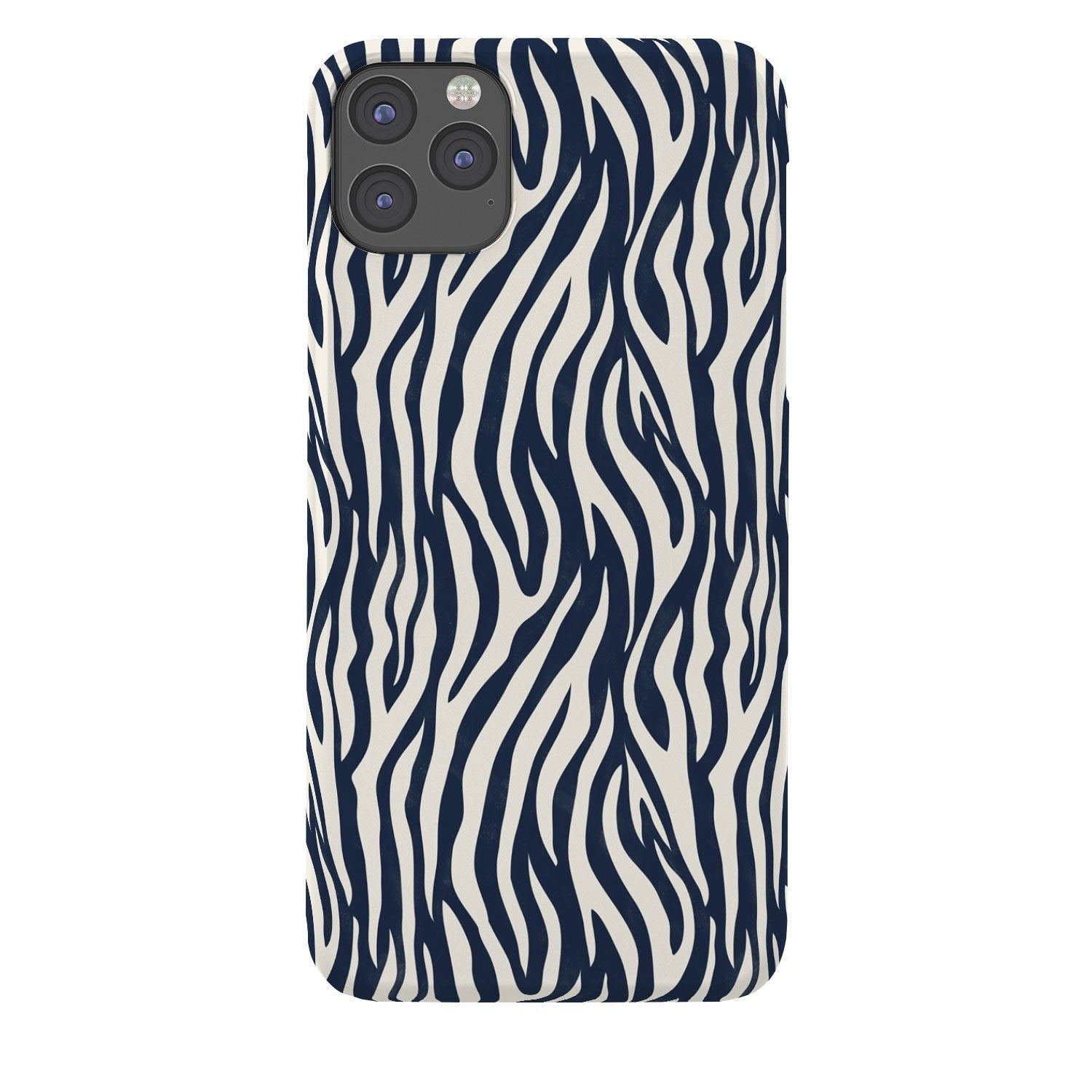 Avenie BR Navy Tiger Stripes Phone Case