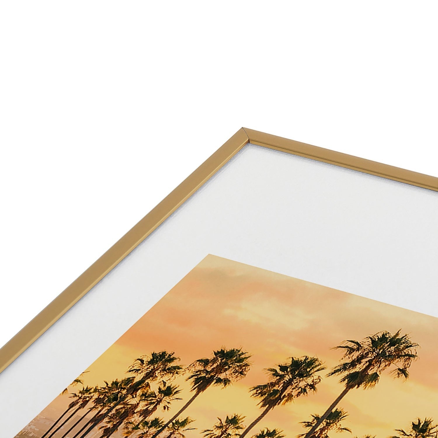 Gal Design Sunset Blvd Metal Framed Art Print