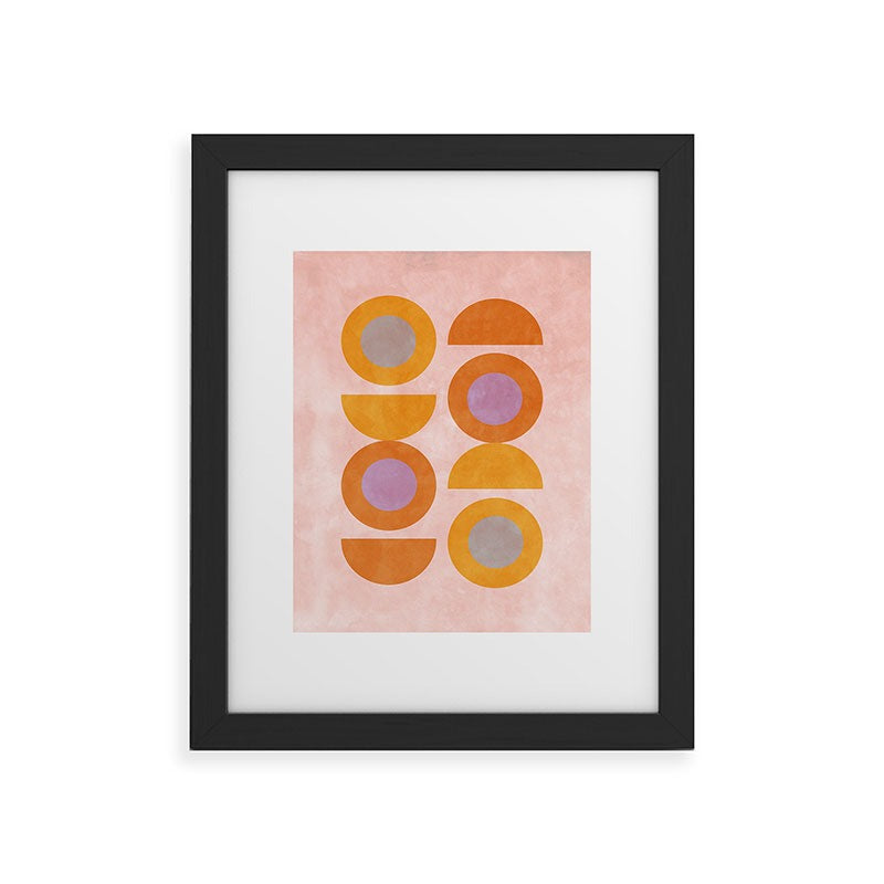 Mirimo Warm Balance Framed Art Print