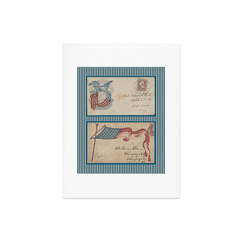 DENY Designs Civil War Envelopes Art Print