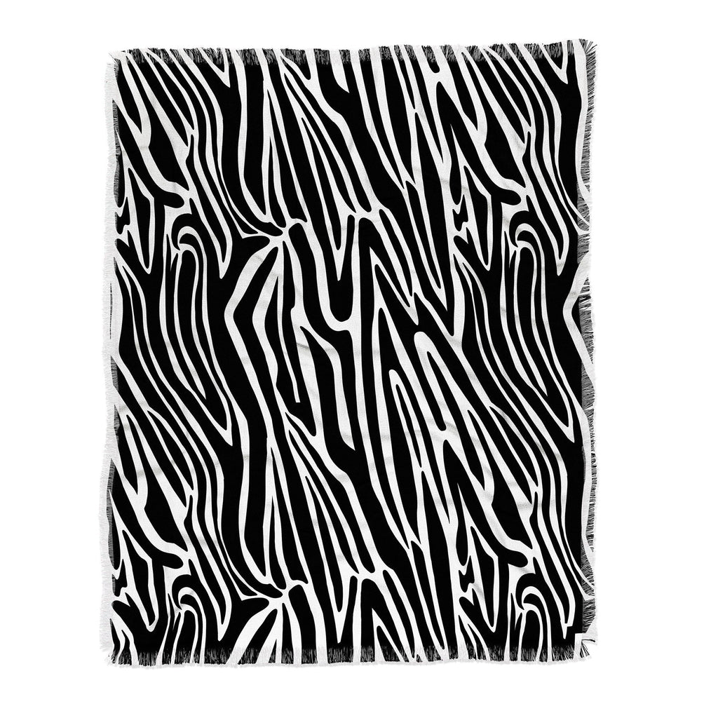 Jennifer Labre Wild Zebra Throw Blanket