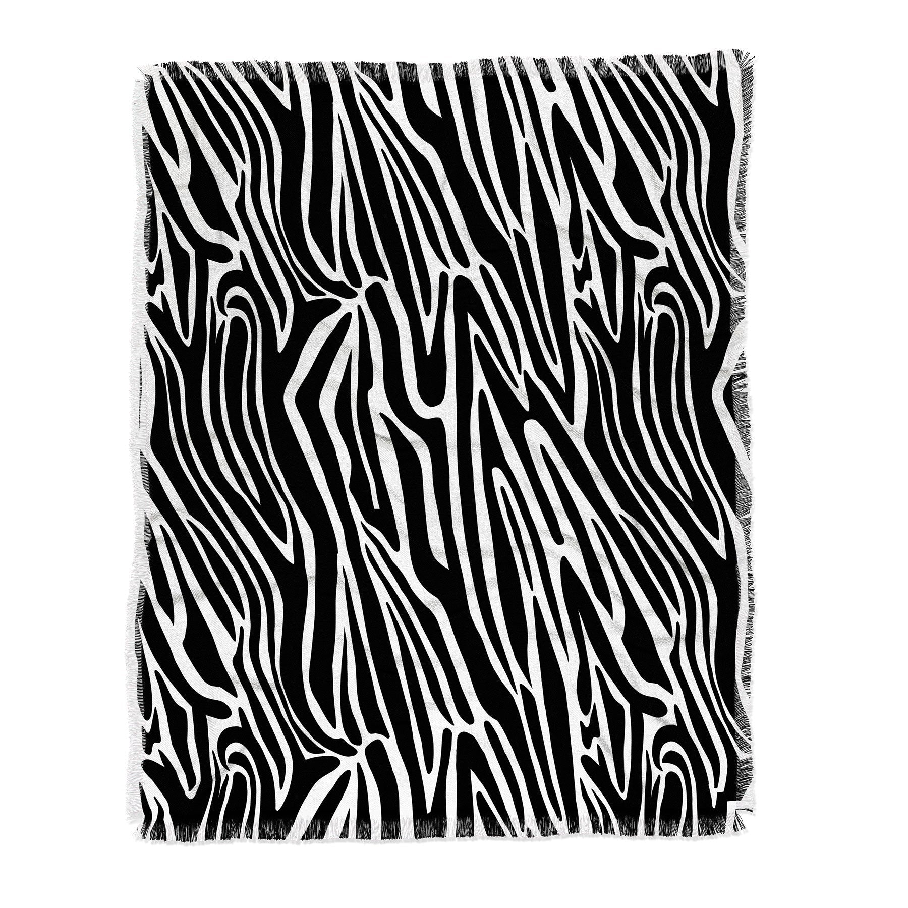 Jennifer Labre Wild Zebra Throw Blanket