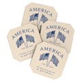 DENY Designs America250 Coaster Set