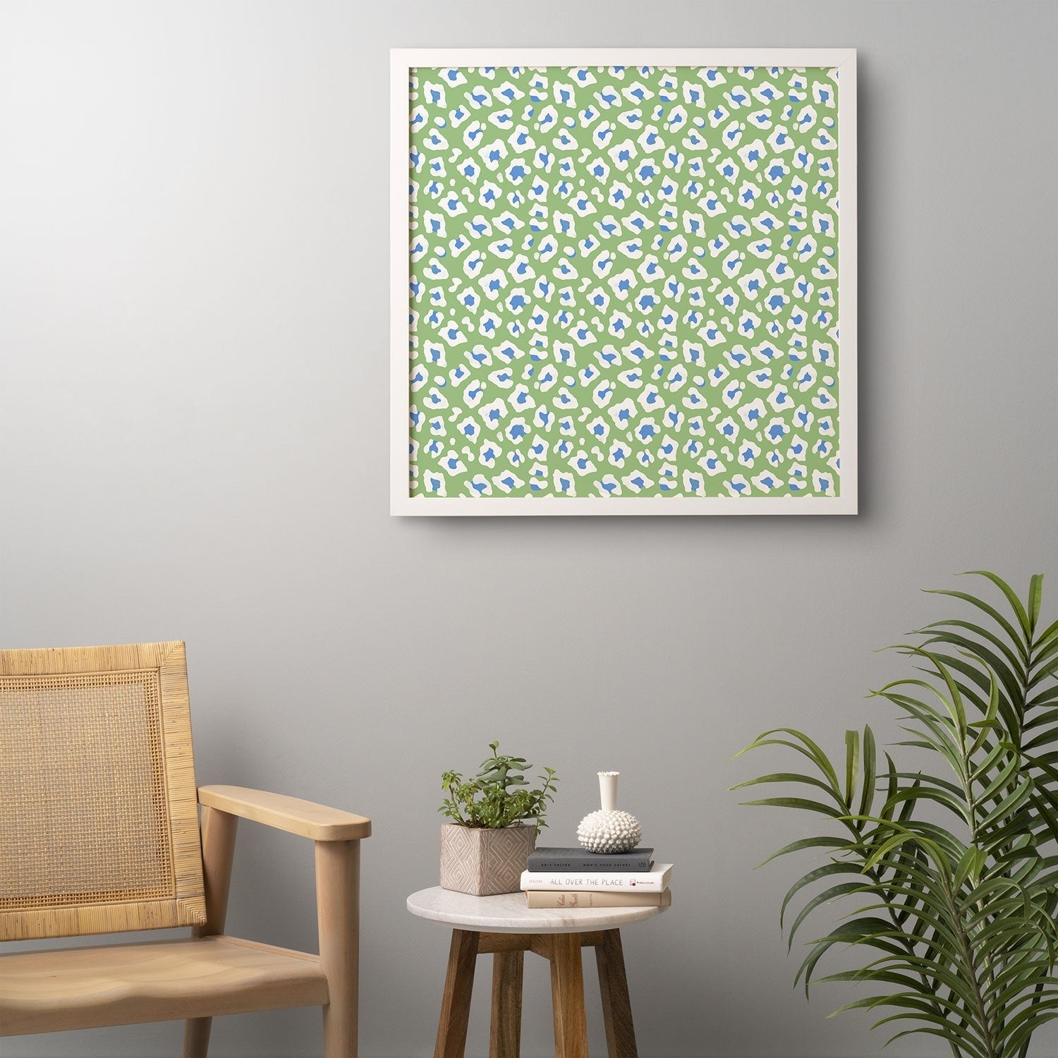 Avenie BR Cheetah Print Framed Wall Art