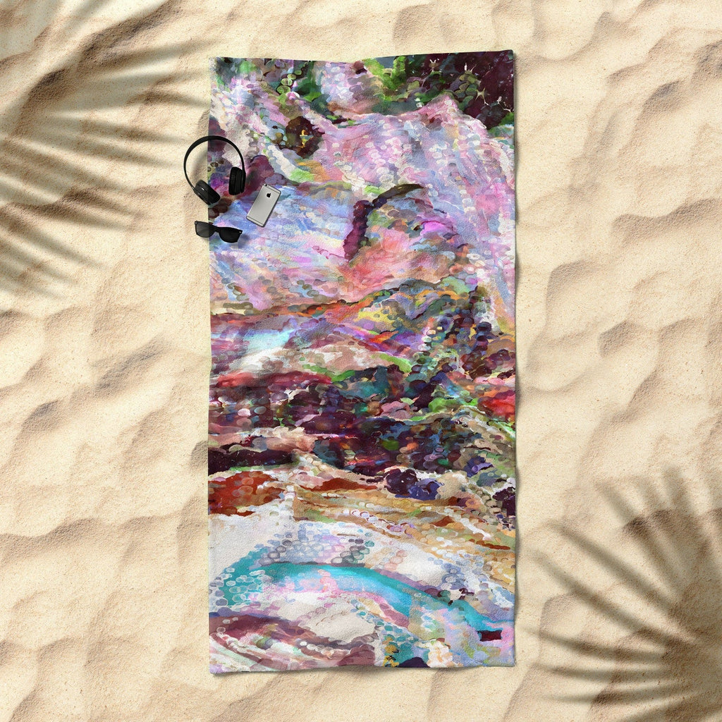 83 Oranges Sequin Haze Beach Towel