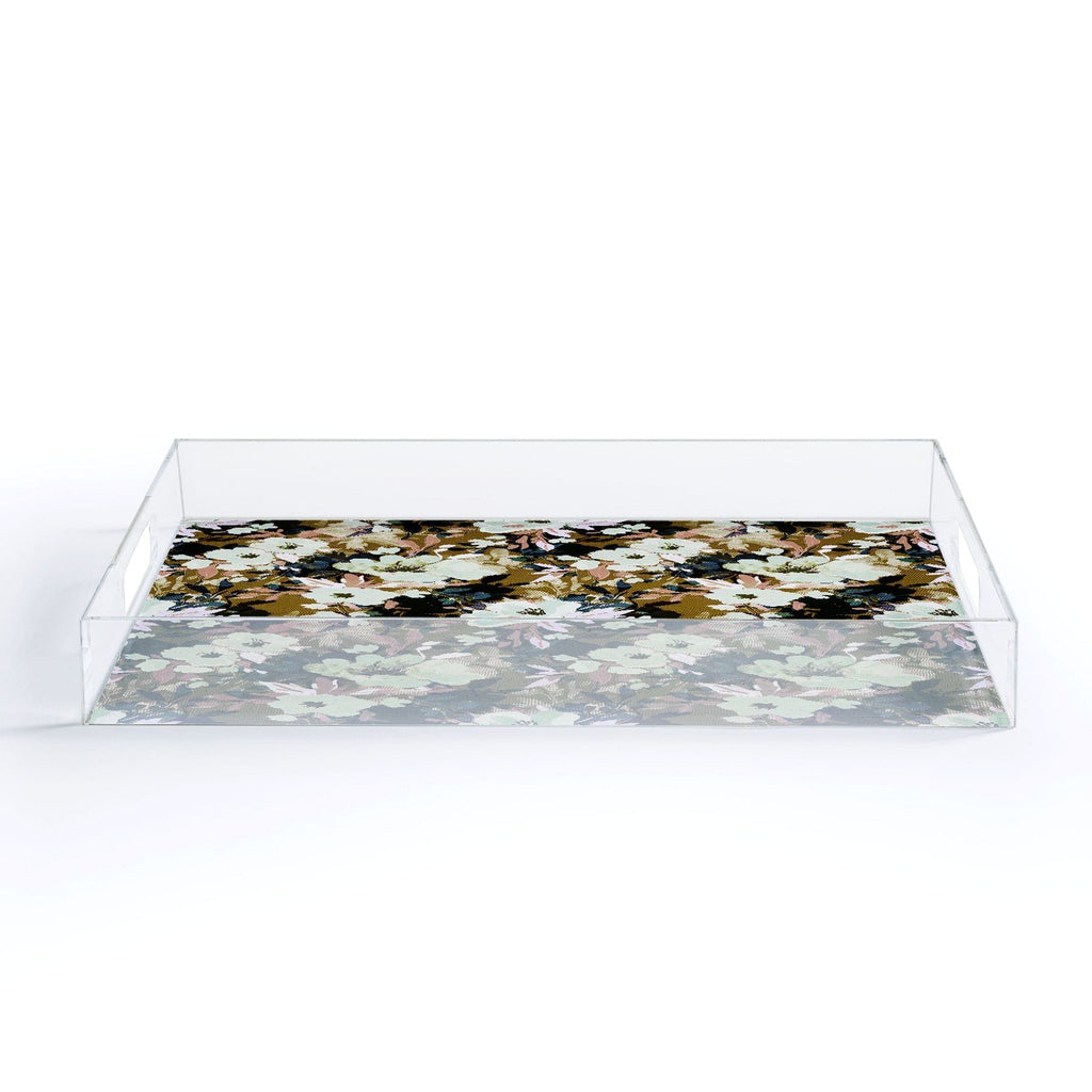Marta Barragan Camarasa Romantic Floral Fusion Acrylic Tray