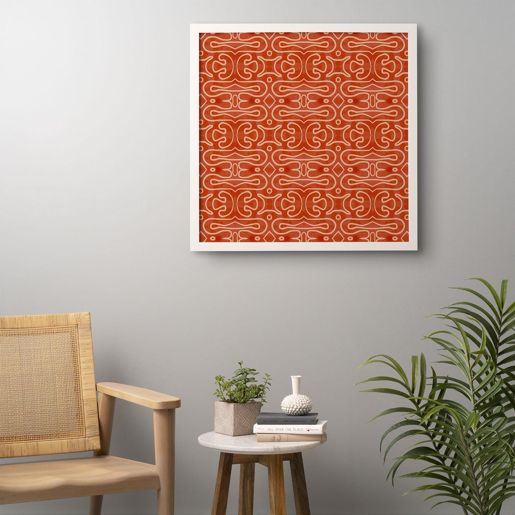 Mirimo Venexiana Burnt Orange Framed Wall Art