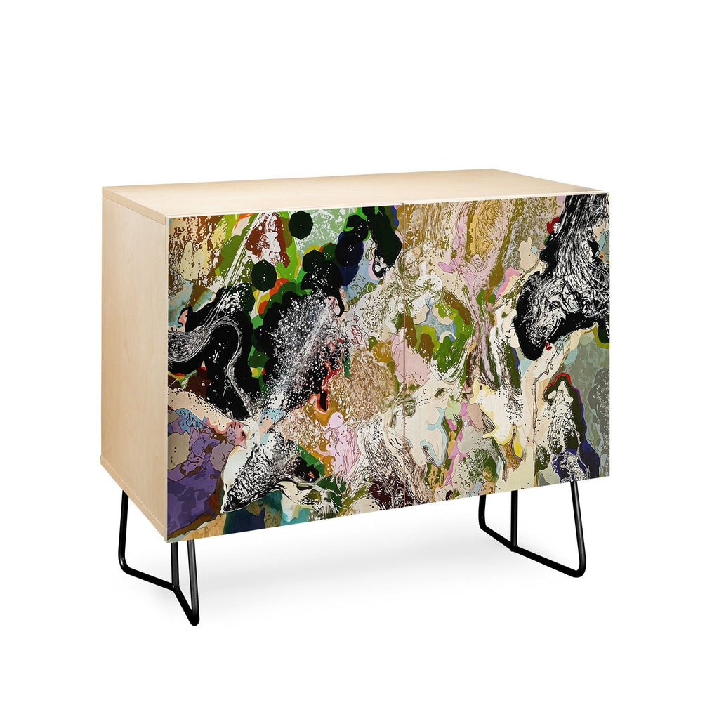 83 Oranges Echoes Beneath the Surface Credenza