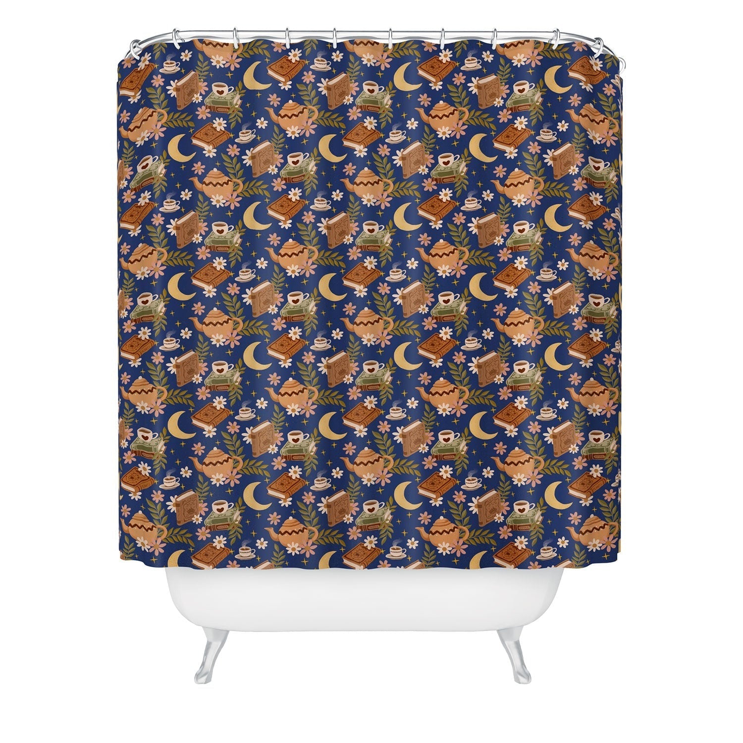 Avenie Moonlit Reading Nook II Shower Curtain