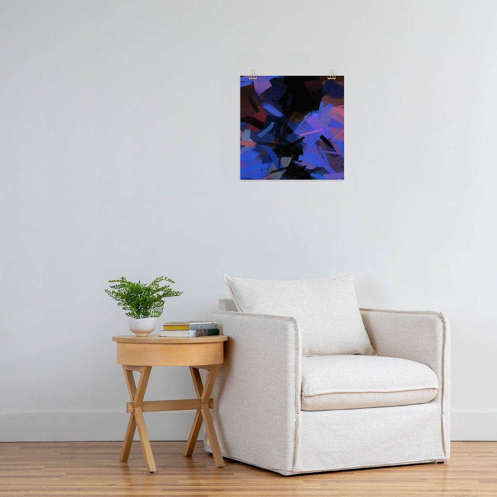 83 Oranges Midnight Sparks Art Print