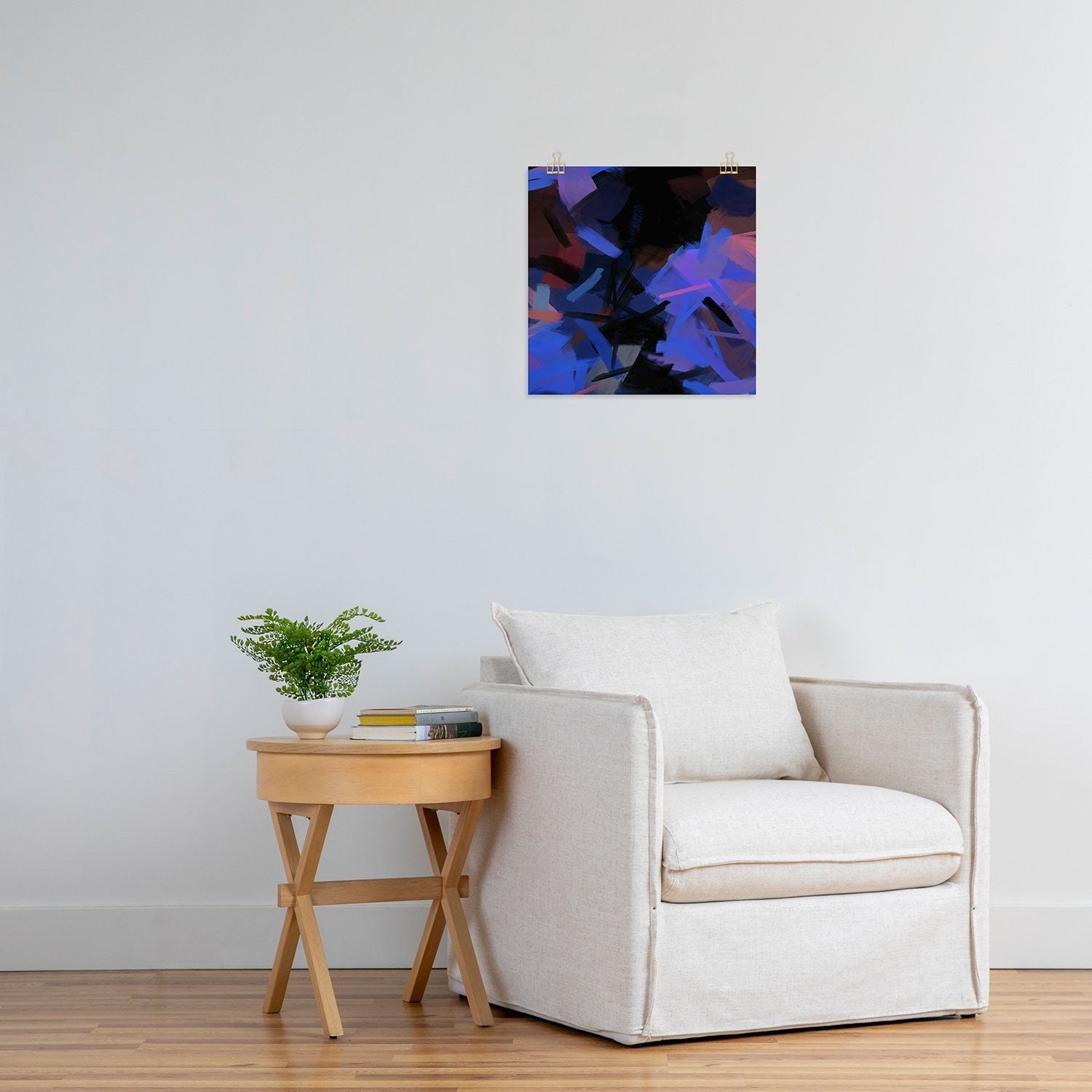 83 Oranges Midnight Sparks Art Print