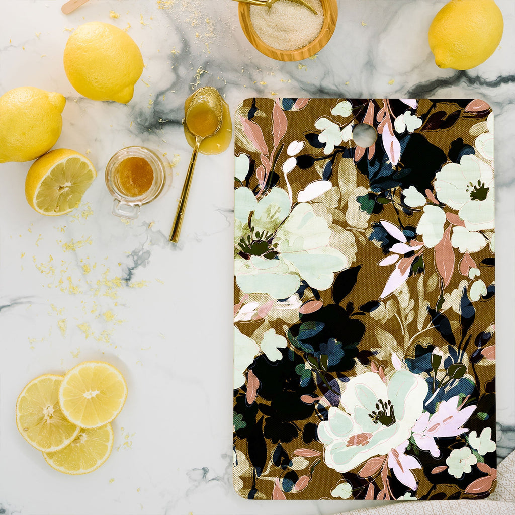 Marta Barragan Camarasa Romantic Floral Fusion Cutting Board Rectangle