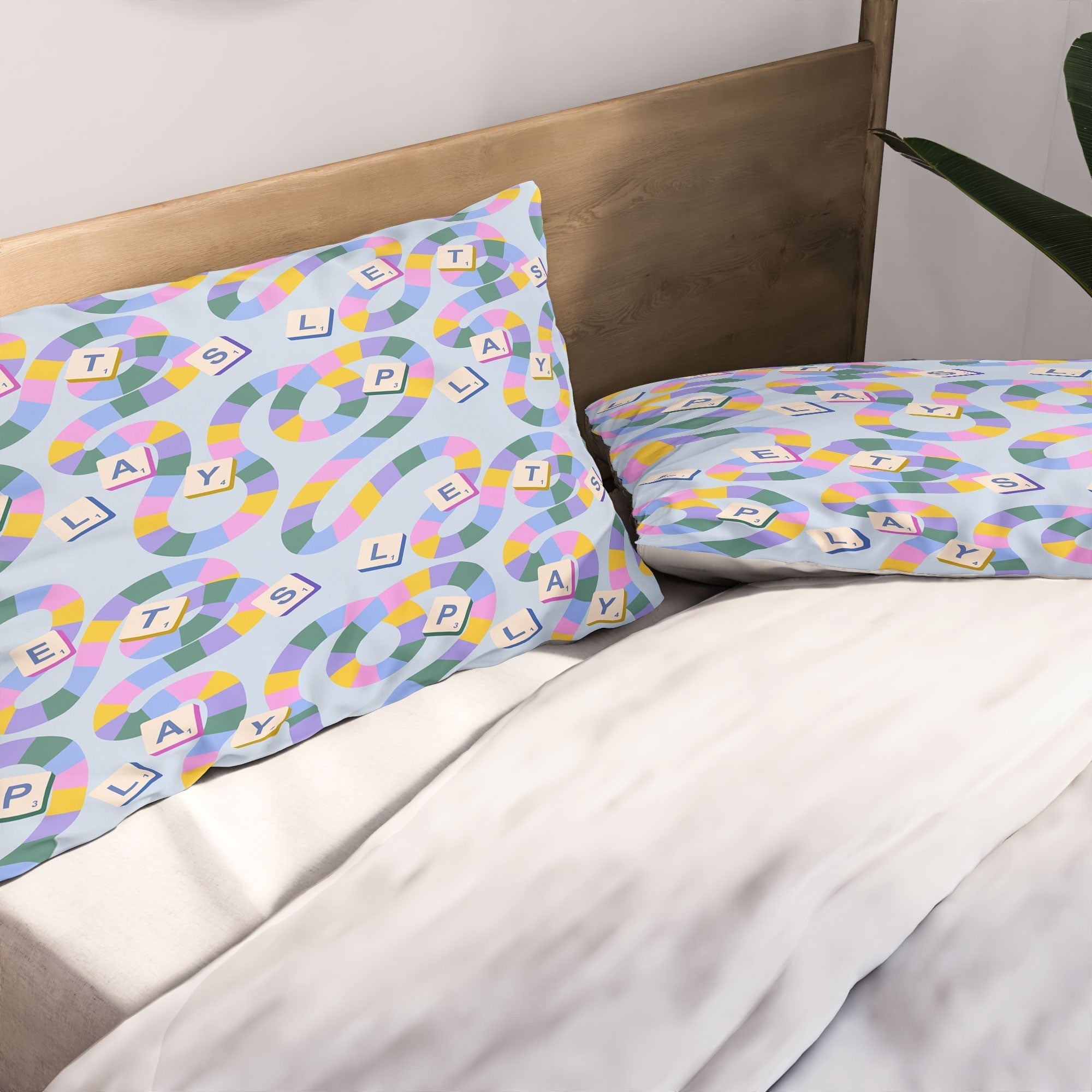 Design by Spark Scrabble Board Game Night Pillow Shams