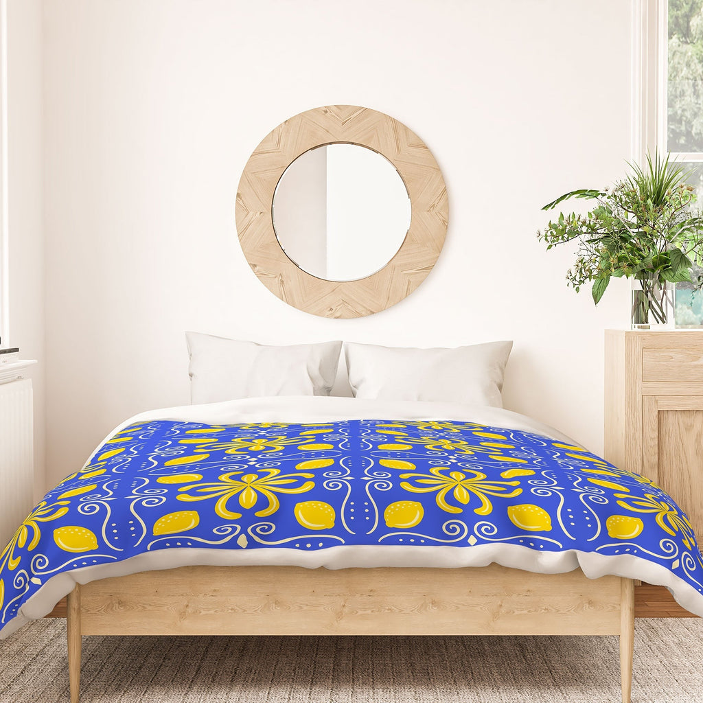 Design by Spark Dolce Vita Lemon Tile Duvet Cover