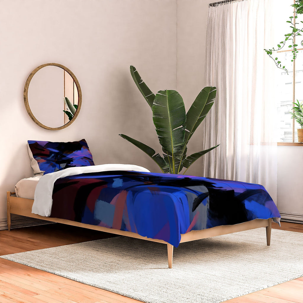 83 Oranges Midnight Sparks Comforter