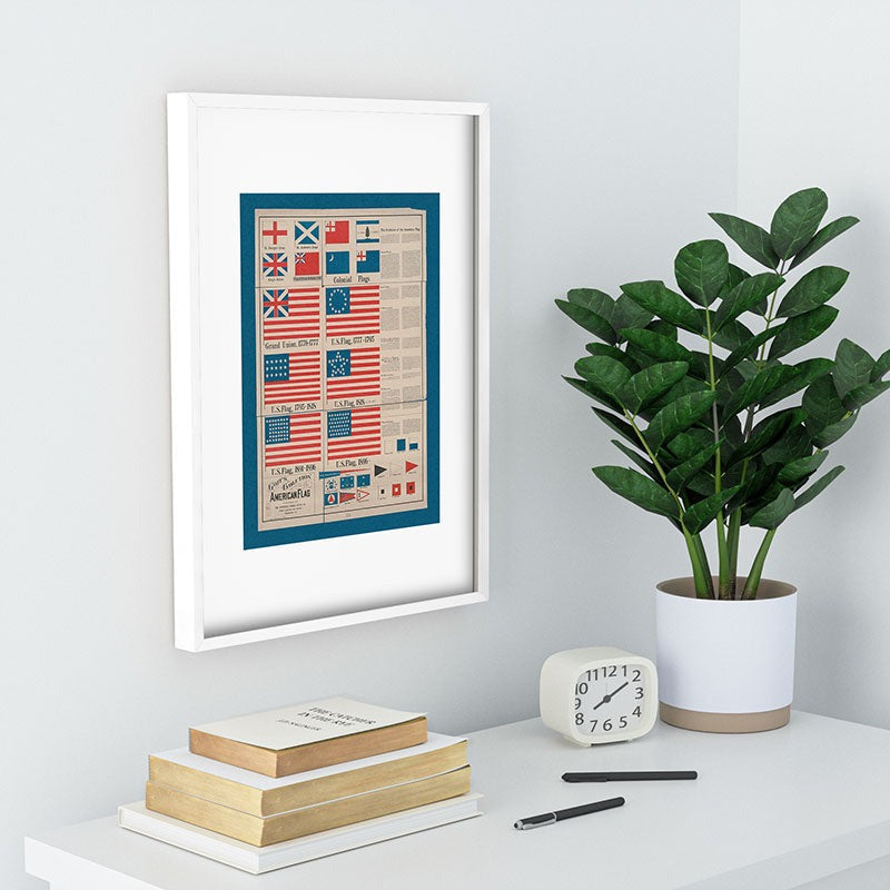 DENY Designs Goff s Evolution of the American Flag Recessed Framing Rectangle