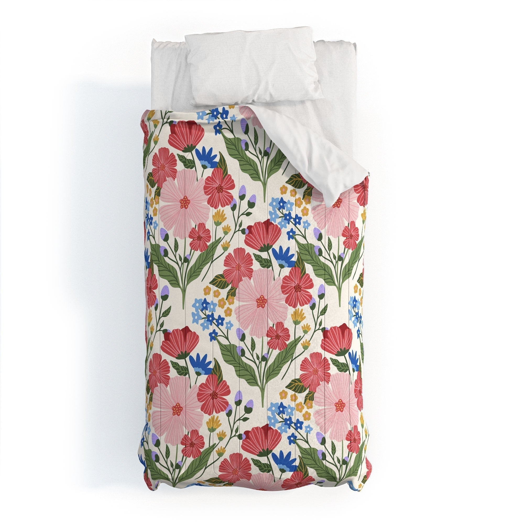 Design by Spark Wild Bloom Flowers Comforter