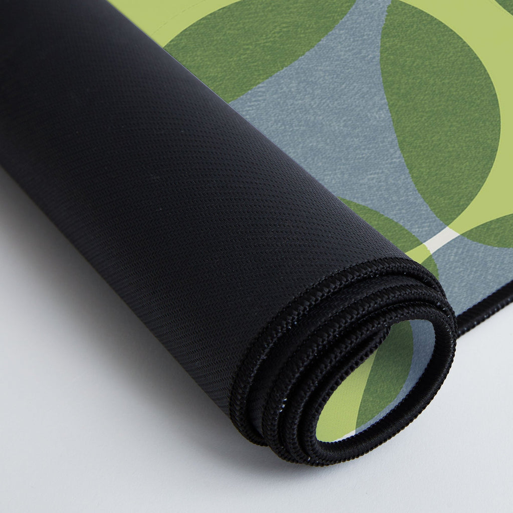 Marta Barragan Camarasa Stylish Retro Circle Desk Mat