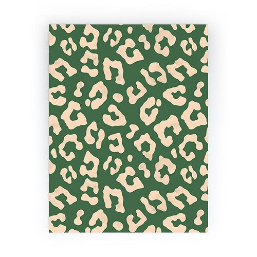 Avenie BR Cheetah Print In Green Mini Art Print