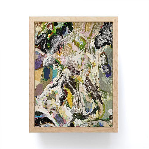 83 Oranges Echoes Beneath the Surface Framed Mini Art Print