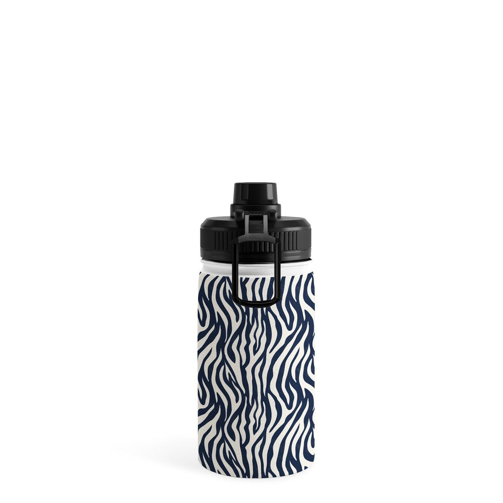 Avenie BR Navy Tiger Stripes Water Bottle